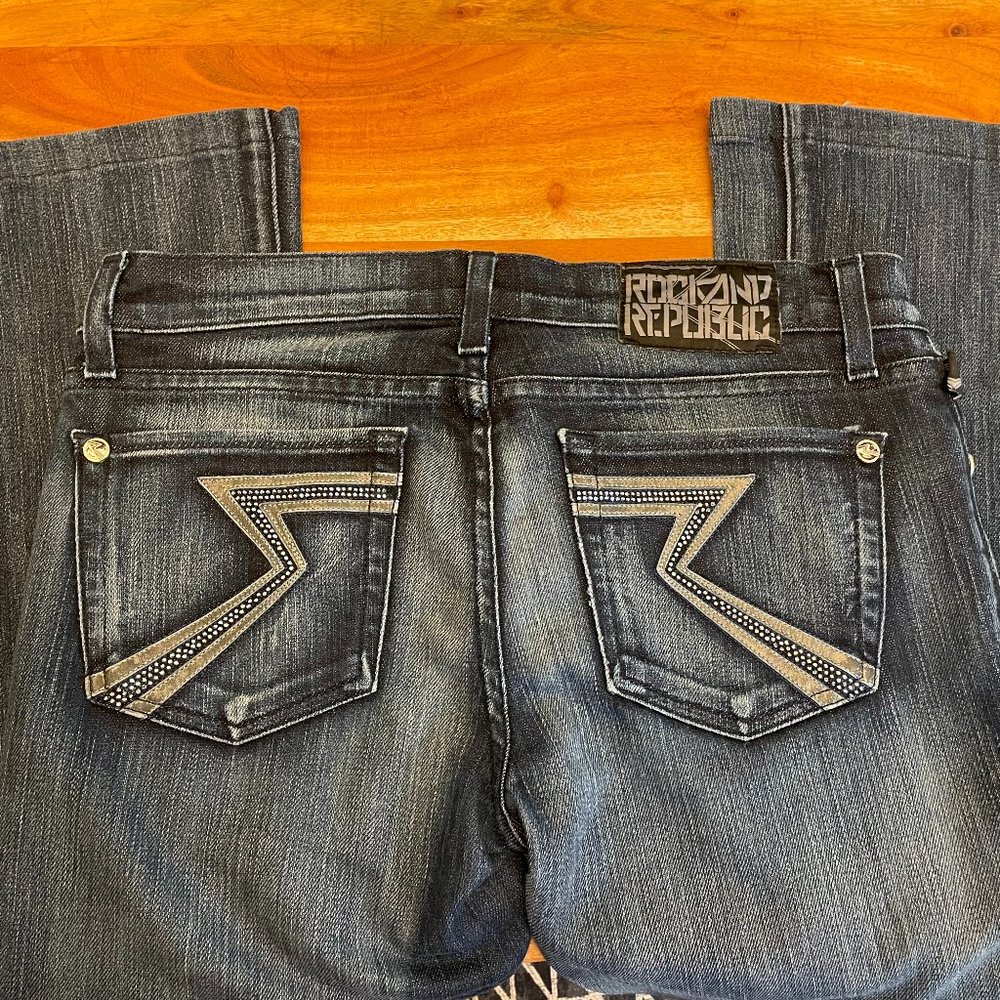 Rock & Republic Kasandra Boot Cut Jeans Women's Size 27 / Women's Size 4